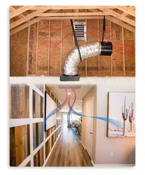 WholeHouse Fan Installation Environmental Heating