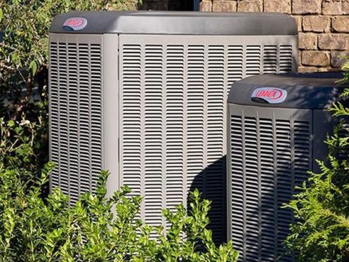 Two Heat Pumps After HVAC Maintenance in Concord, CA